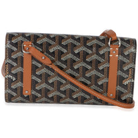 Goyard Gold Black ine Monte Carlo Mini Clutch Handbag 4