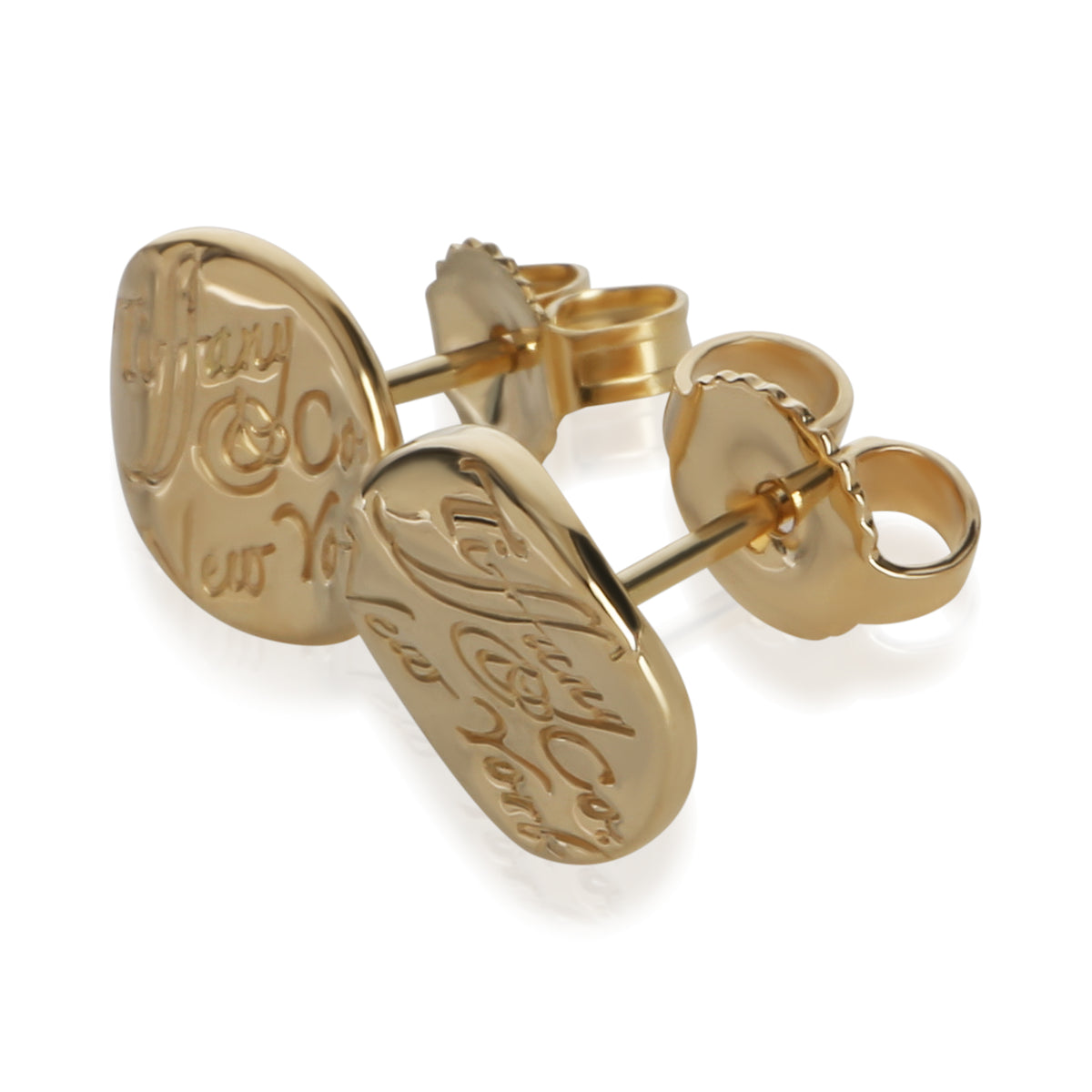 Tiffany & Co. Yellow Gold  Notes Earrings sv