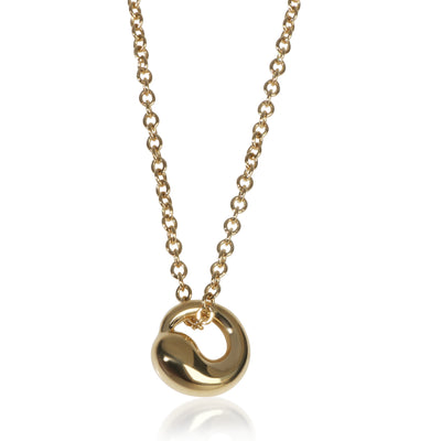 Tiffany & Co. Yellow Gold  Elsa Peretti Small Eternal Circle Pendant fv