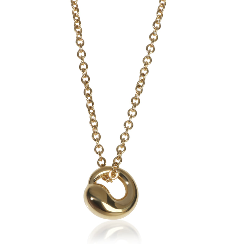 Tiffany & Co. Yellow Gold  Elsa Peretti Small Eternal Circle Pendant fv