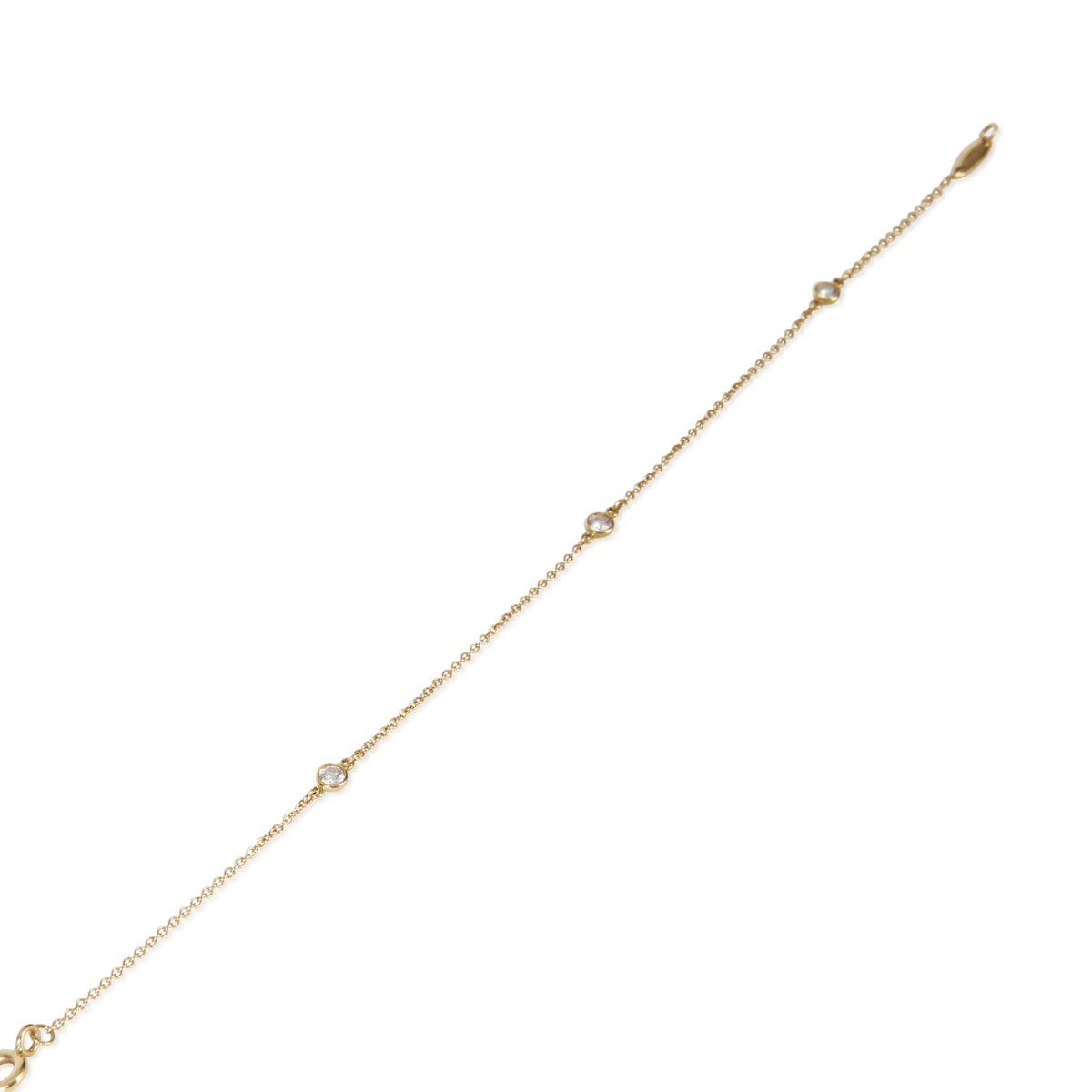 Tiffany & Co. Yellow Gold Diamond Elsa Peretti Diamond By The Yard Bracelet bv