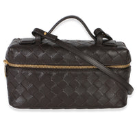 Bottega Veneta Brown Intrecciato Nappa Bang Bang Vanity Case Handbag id