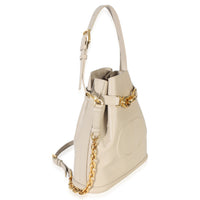 Christian Dior Beige Calfskin CD Embossed Medium C'est Bucket Bag Handbag 3