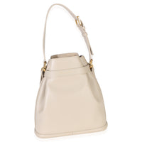 Christian Dior Beige Calfskin CD Embossed Medium C'est Bucket Bag Handbag 4