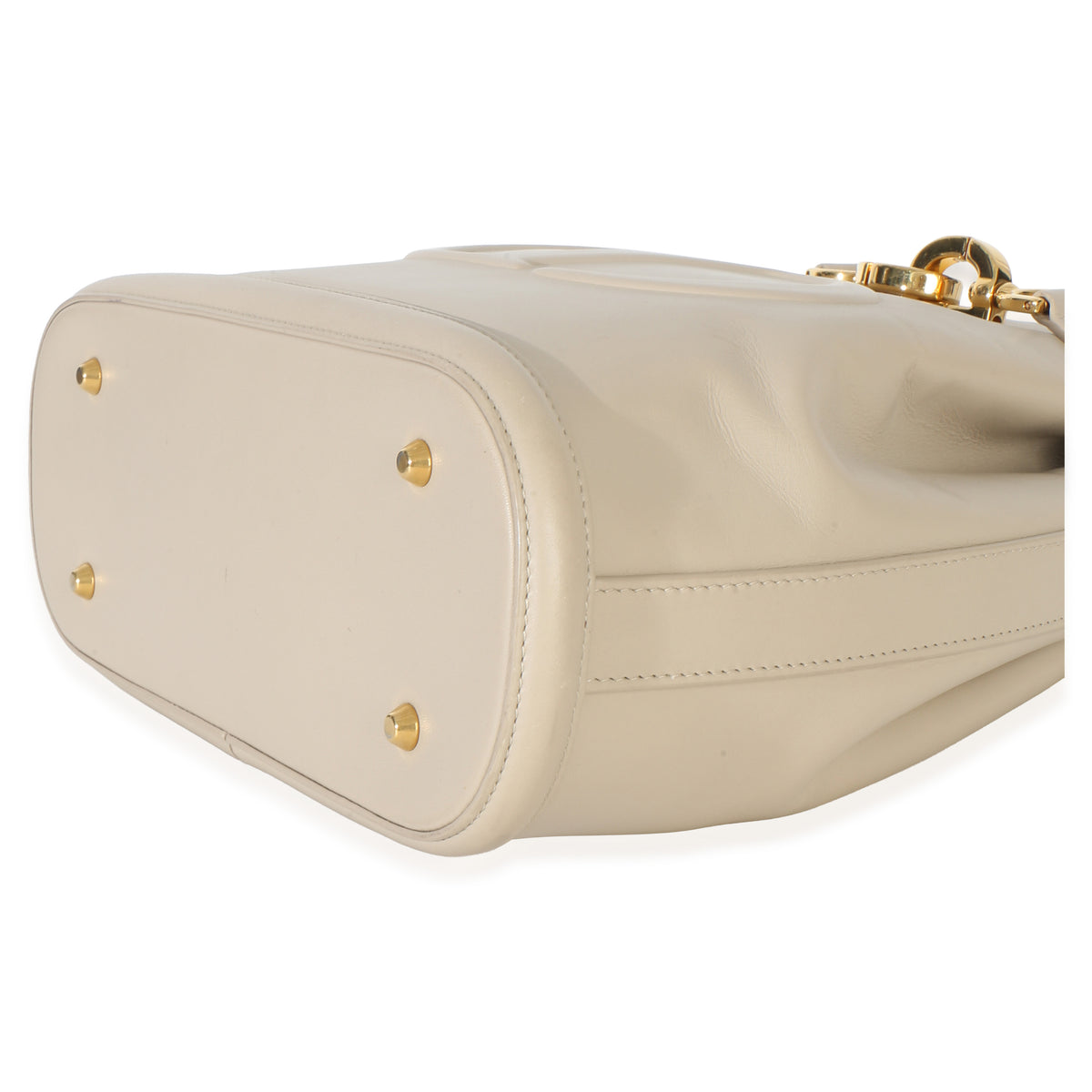 Christian Dior Beige Calfskin CD Embossed Medium C'est Bucket Bag Handbag 6