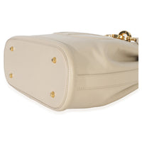 Christian Dior Beige Calfskin CD Embossed Medium C'est Bucket Bag Handbag 6