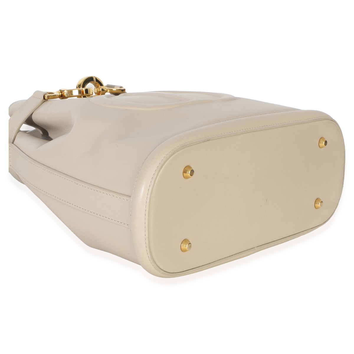 Christian Dior Beige Calfskin CD Embossed Medium C'est Bucket Bag Handbag 7