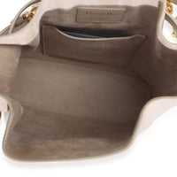 Christian Dior Beige Calfskin CD Embossed Medium C'est Bucket Bag Handbag 9