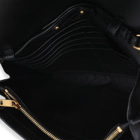 Saint Laurent Black Lambskin Tri Metal Kate Wallet On Chain Bag Handbag 9