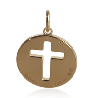Cartier Yellow Gold  Cross Symbols Pendant fv