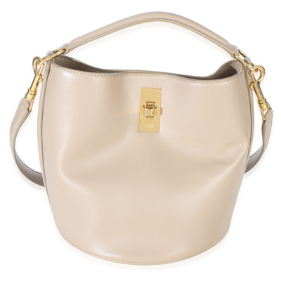 Celine Tan Smooth Calfskin Teen Bucket 16 Bag Handbag fv