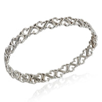 Tiffany & Co. Sterling Silver  Paloma Picasso Loving Heart Bracelet bv