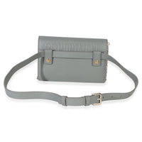 Christian Dior Blue Grained Calfskin 30 Montaigne 2 in 1 Pouch Handbag 4