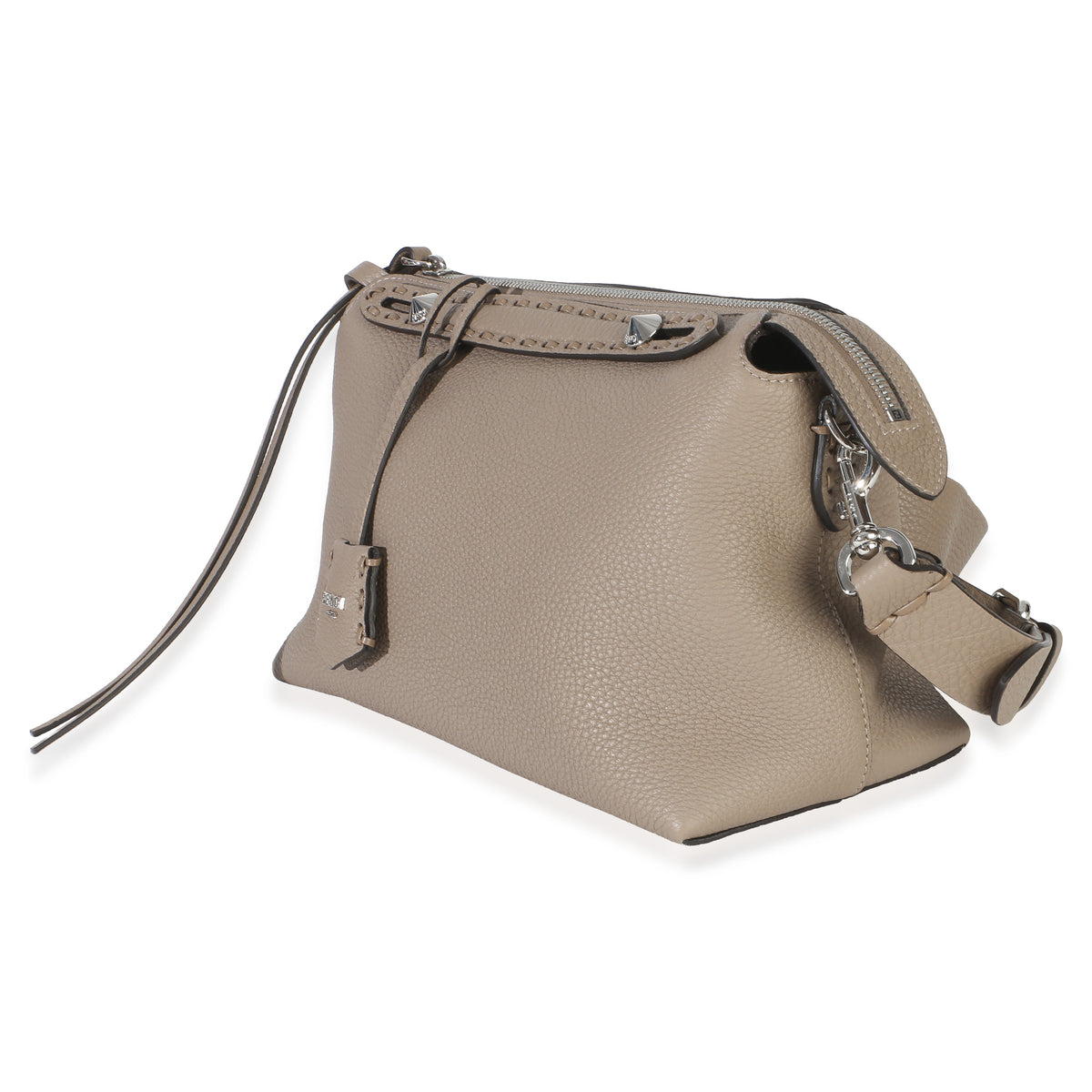 Fendi Taupe Cuoio Romano Selleria Sintetica Medium By The Way Satchel Handbag 2