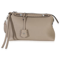 Fendi Taupe Cuoio Romano Selleria Sintetica Medium By The Way Satchel Handbag fv