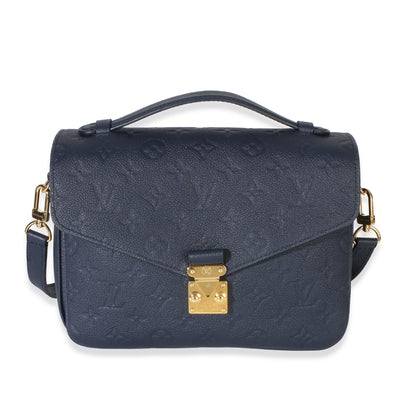 Louis Vuitton Marine Rouge Monogram Empreinte Pochette Metis Handbag id