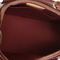 Louis Vuitton Rose Litchi Monogram Vernis Alma BB Handbag 9