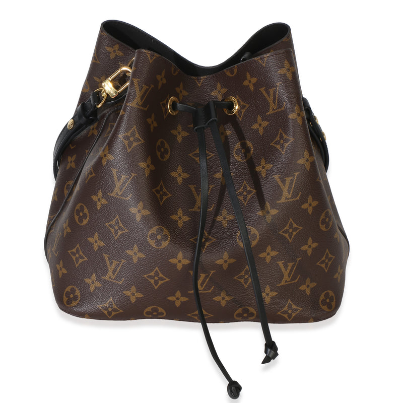 Louis Vuitton Black Monogram Canvas Neonoe MM Handbag id