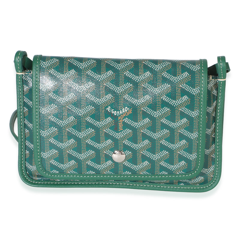 Goyard Green ine Canvas Plumet Wallet Handbag id