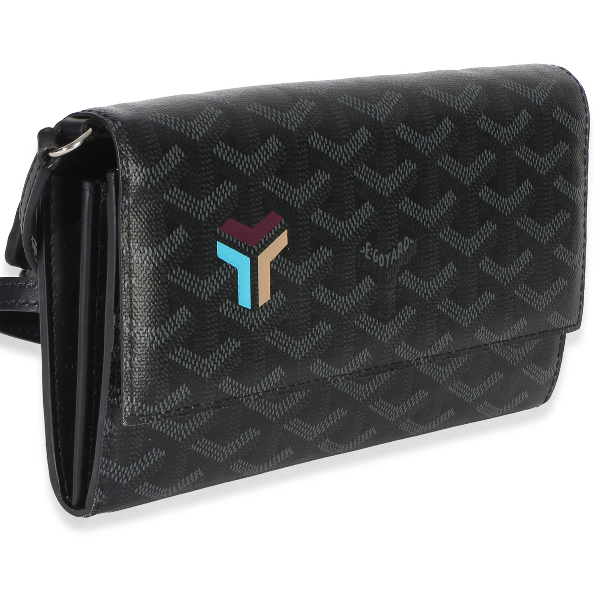 Goyard Black ine Canvas Varenne Limited Continental Wallet Handbag 3