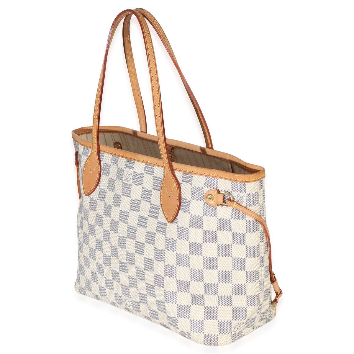 Louis Vuitton Damier Azur Canvas Neverfull PM Handbag 2