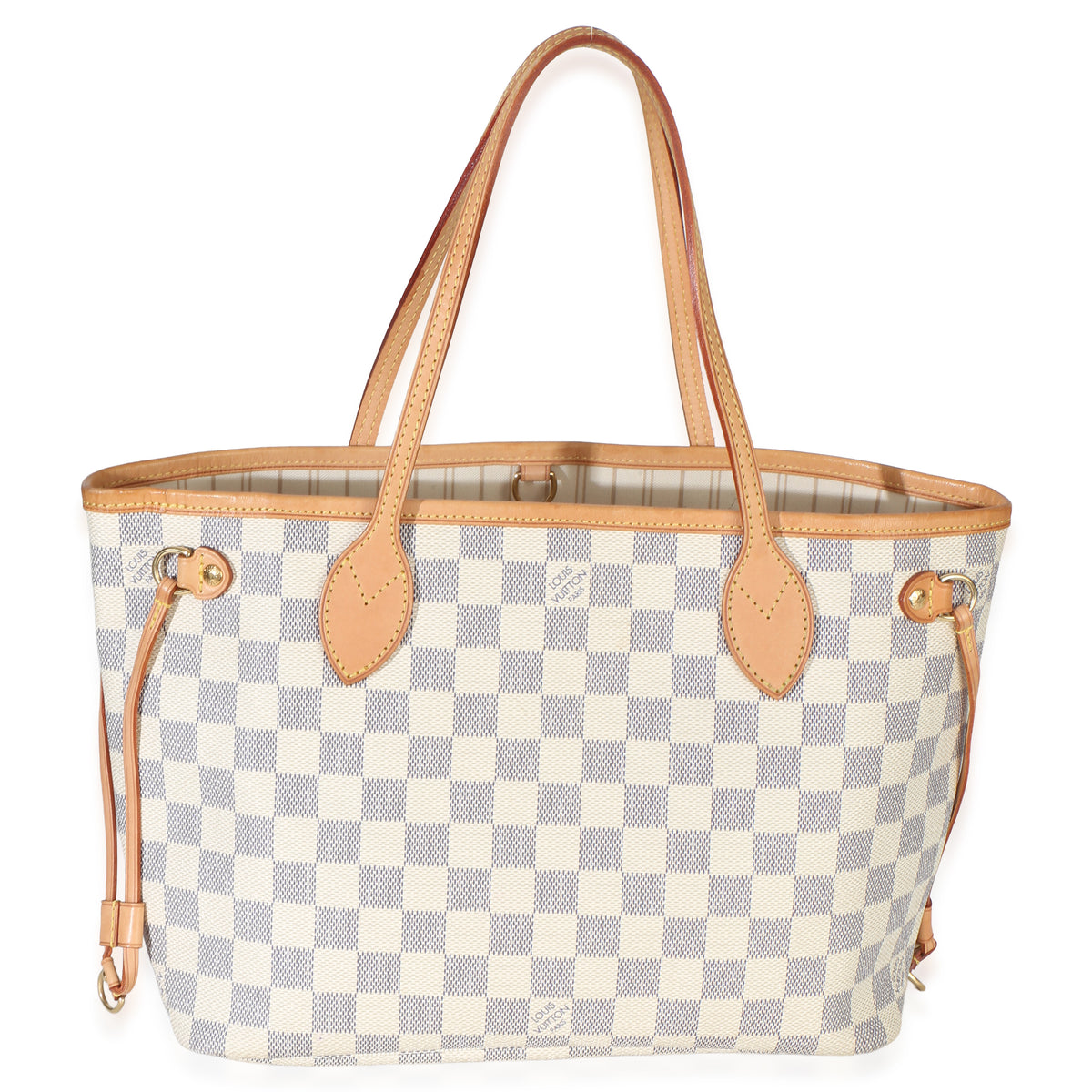 Louis Vuitton Damier Azur Canvas Neverfull PM Handbag 4