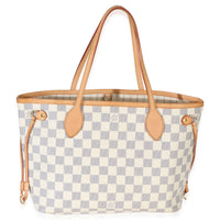 Louis Vuitton Damier Azur Canvas Neverfull PM Handbag 4