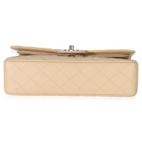 Chanel Beige Quilted Caviar Medium Double Flap Handbag Handbag 5