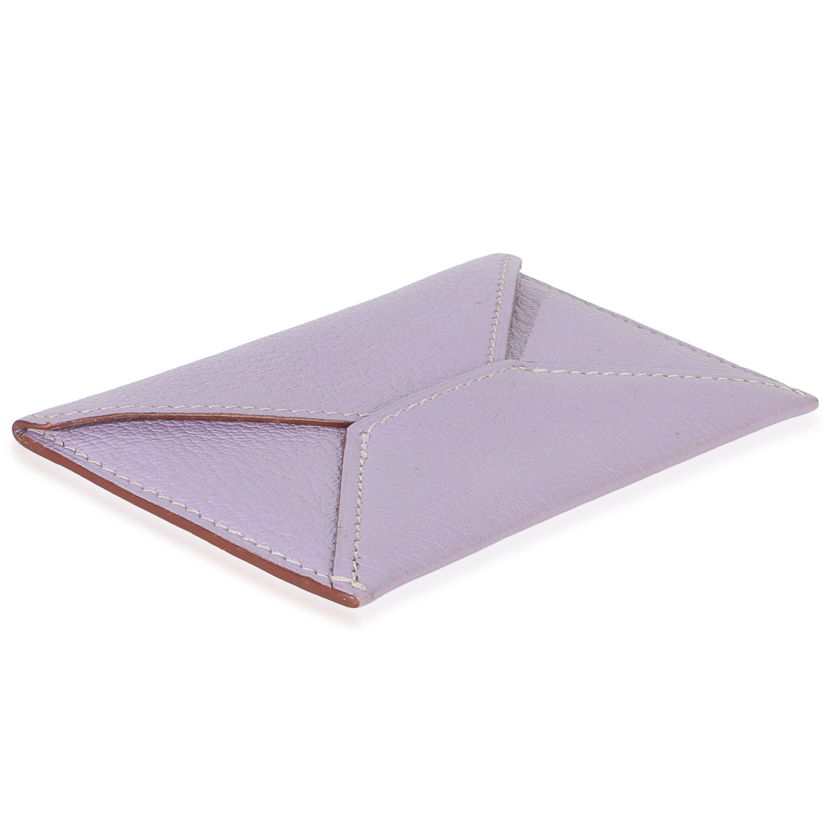 Hermès Lilac Chevre Mysore Card Holder Wallet 7