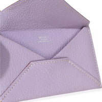 Hermès Lilac Chevre Mysore Card Holder Wallet 8