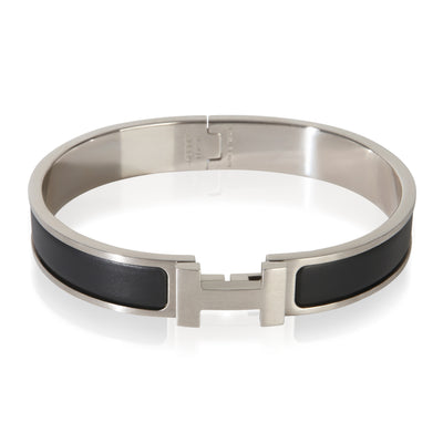 Hermès Clic HH In Noir Mat Bracelet fv