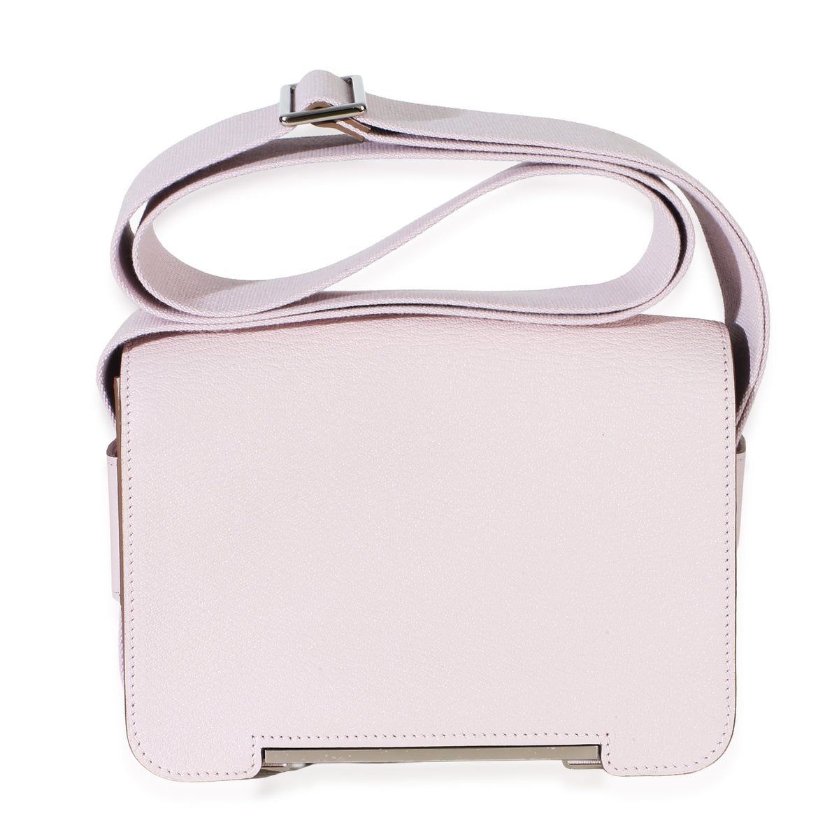 Hermès Mauve Pale Chai Verso Chevre Mysore Geta PHW Handbag id