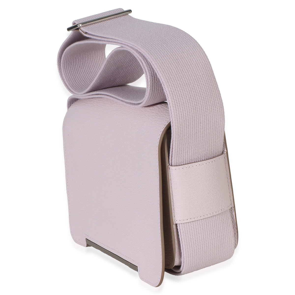 Hermès Mauve Pale Chai Verso Chevre Mysore Geta PHW Handbag 2