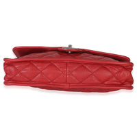 Chanel Red Quilted Caviar Medium French Riviera Flap Handbag Handbag 5