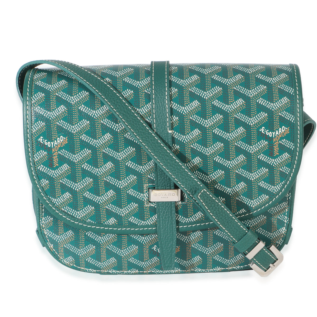 Goyard Green ine Canvas Belvedere II PM Handbag id