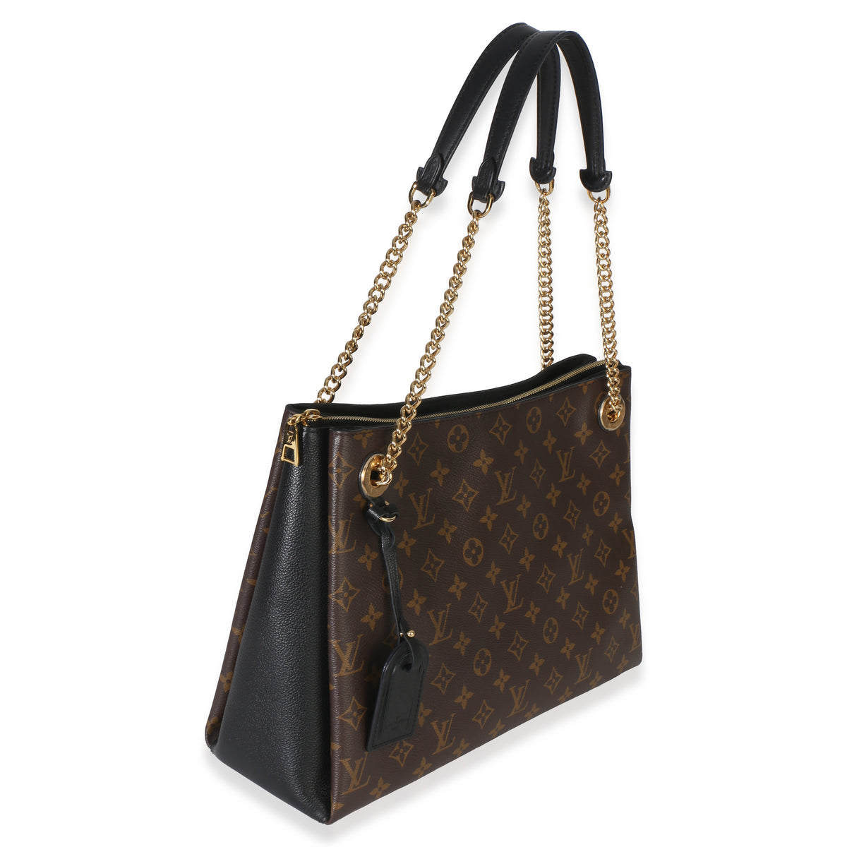 Louis Vuitton Black Monogram Canvas Surene MM Handbag 3