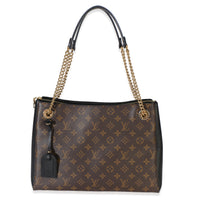 Louis Vuitton Black Monogram Canvas Surene MM Handbag fv
