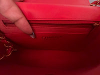 Chanel Red Quilted Lambskin Coco Pins Chain Mini Flap Bag Handbag ad3