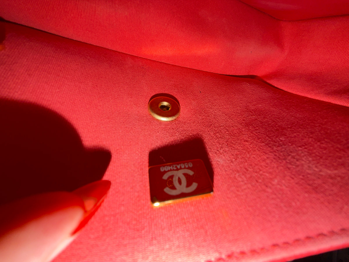 Chanel Red Quilted Lambskin Coco Pins Chain Mini Flap Bag Handbag ad4