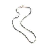 David Yurman Sterling Silver  Box Chain Necklace pv
