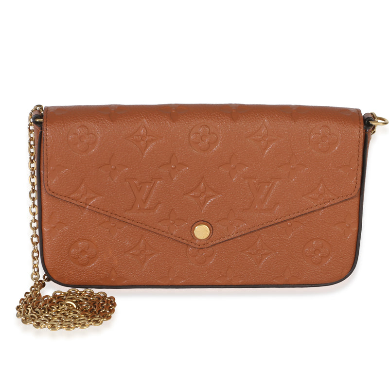 Louis Vuitton Brown Monogram Empreinte Felicie Pochette Handbag id