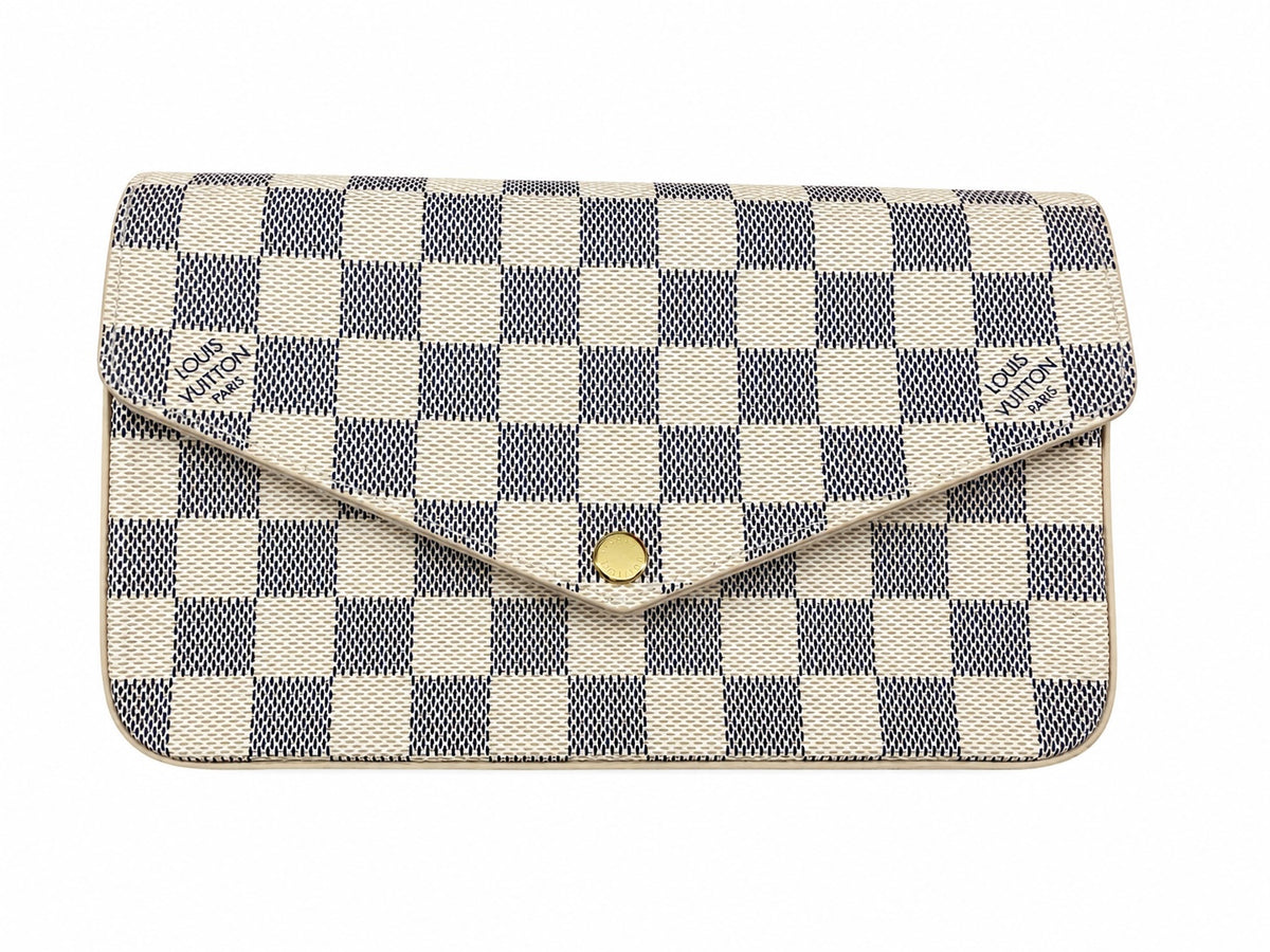 Louis Vuitton Damier Azur Canvas Felicie Pochette Handbag ad4