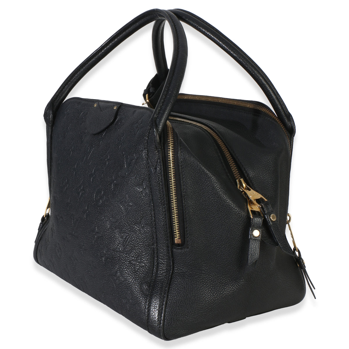 Louis Vuitton Black Monogram Empreinte Marais MM Handbag 2