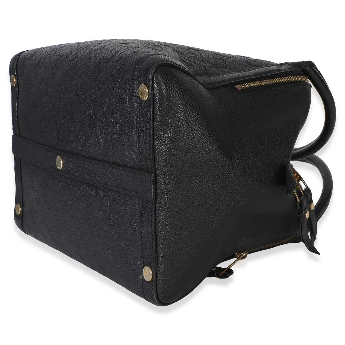 Louis Vuitton Black Monogram Empreinte Marais MM Handbag 5