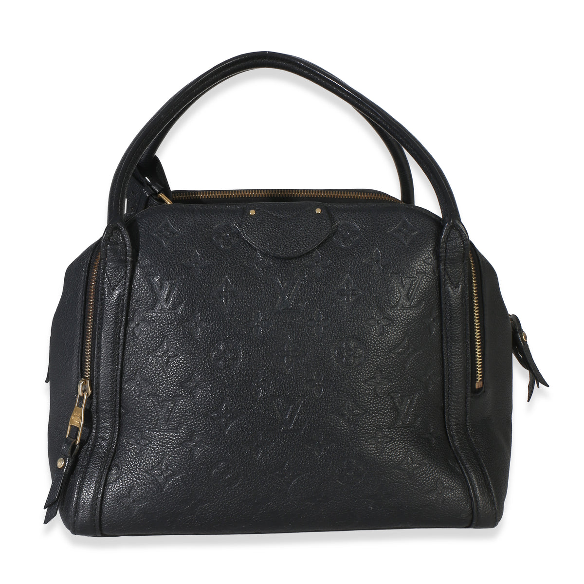 Louis Vuitton Black Monogram Empreinte Marais MM Handbag fv