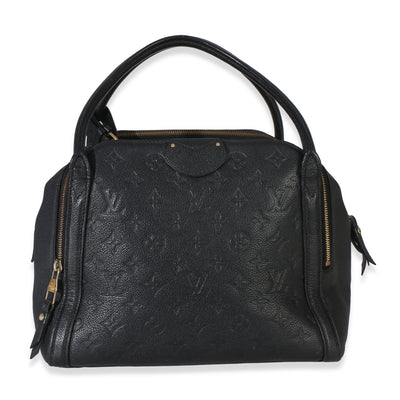 Louis Vuitton Black Monogram Empreinte Marais MM Handbag fv