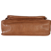 Saint Laurent Caramel Crinkled Calfskin Matelasse Medium Niki Chain Satchel Handbag stamp