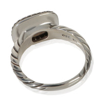 David Yurman Sterling Silver Smokey Quartz and Diamond Noblesse Ring pv