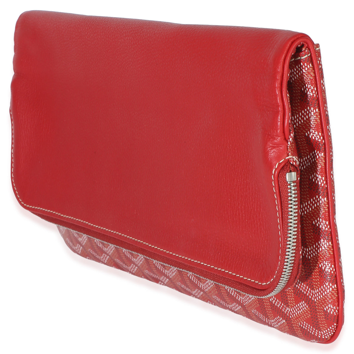 Goyard Red ine Canvas Sainte Marie Clutch Handbag 2
