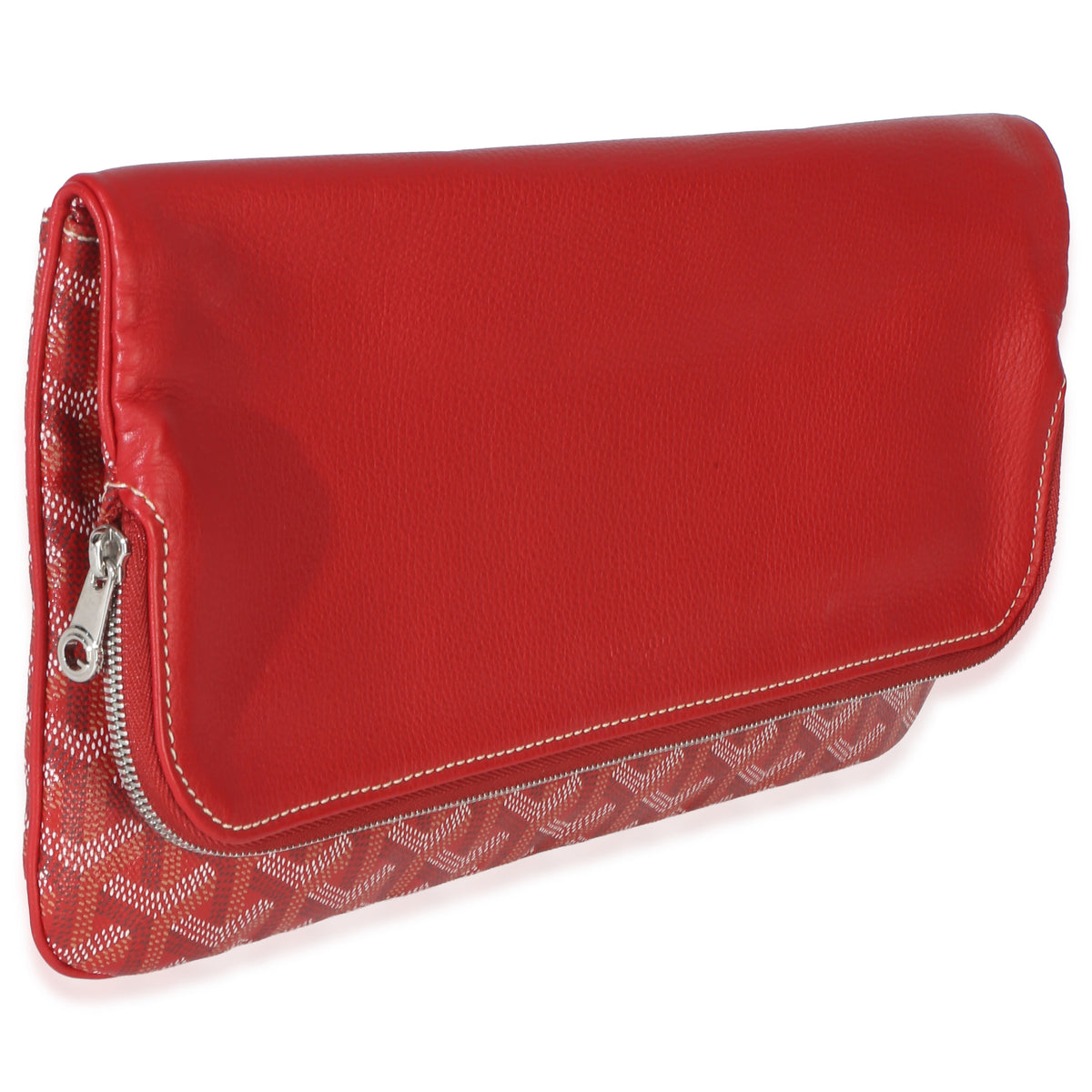 Goyard Red ine Canvas Sainte Marie Clutch Handbag 3